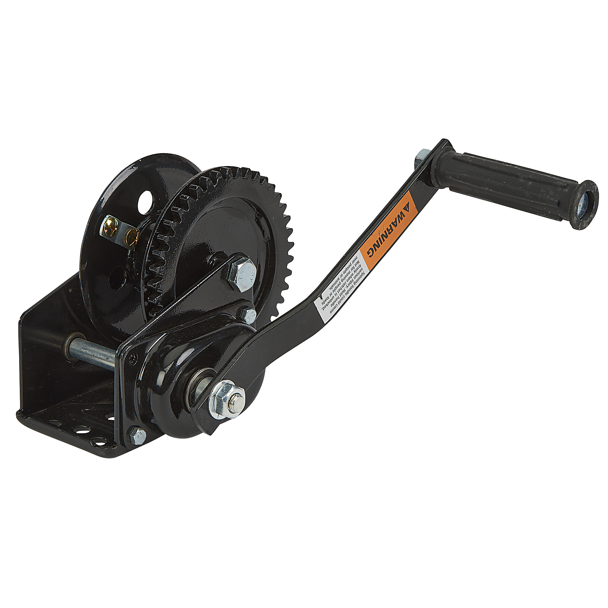 Ultra-Tow Single-Speed Hand Winch with Automatic Brake, 1600-Lb. Load Capacity